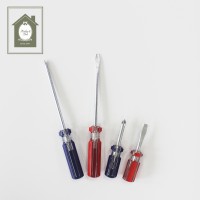 Promotional precision screwdriver plastic screwdriver rubber handle straight manual torque phillips screw driver